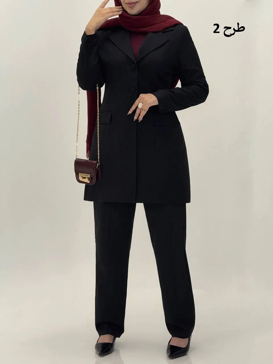 3586-ست کت شلوار اداری موناکو